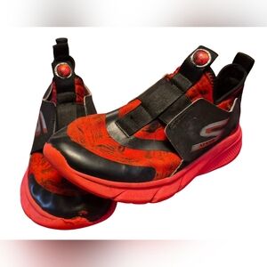 Skechers Kids Red and Black Sneakers